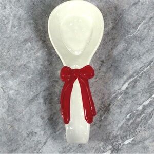 Coquette Spoon Rest w Red Bow